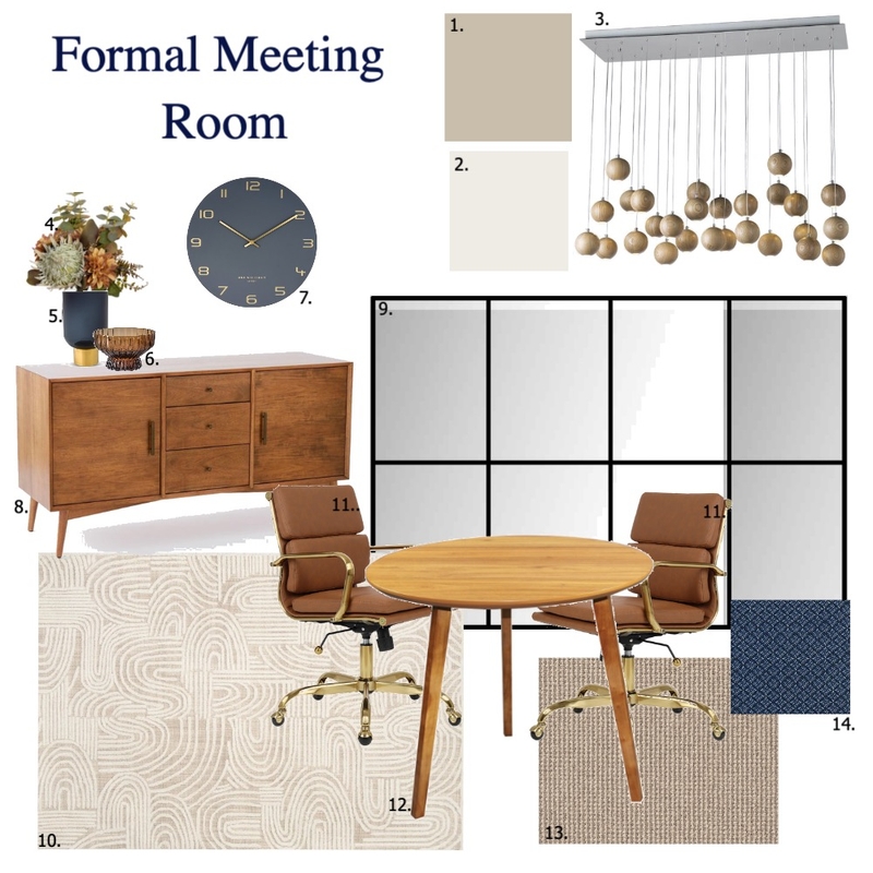 Formal Meeting Room Mood Board by Shannonlauradye on Style Sourcebook