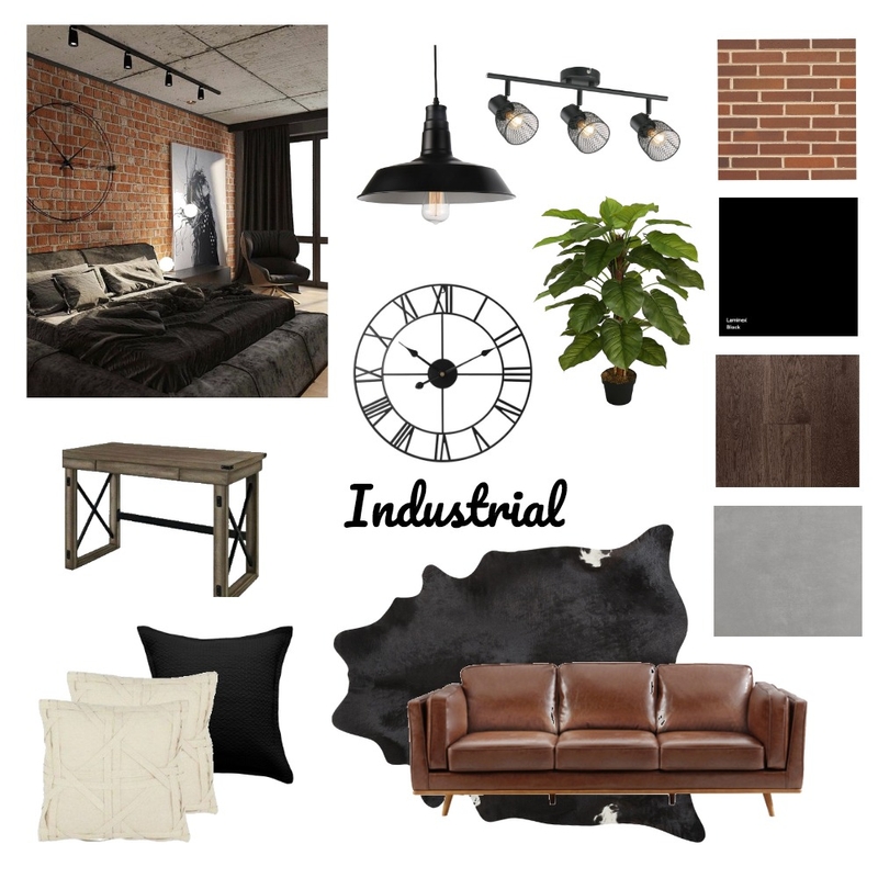 Industrial Mood Board by GemmaLunar on Style Sourcebook