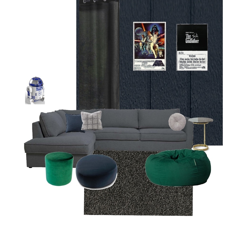 Moody Theatre Room 2 Mood Board by woonm on Style Sourcebook