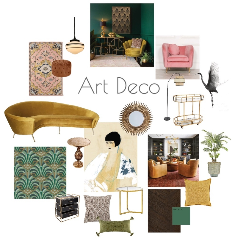 Art Deco Mood Board by Karli Scott on Style Sourcebook