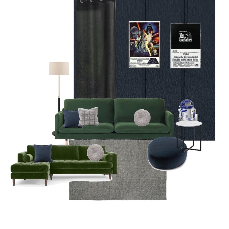 Moody Theatre Room 2 Mood Board by woonm on Style Sourcebook