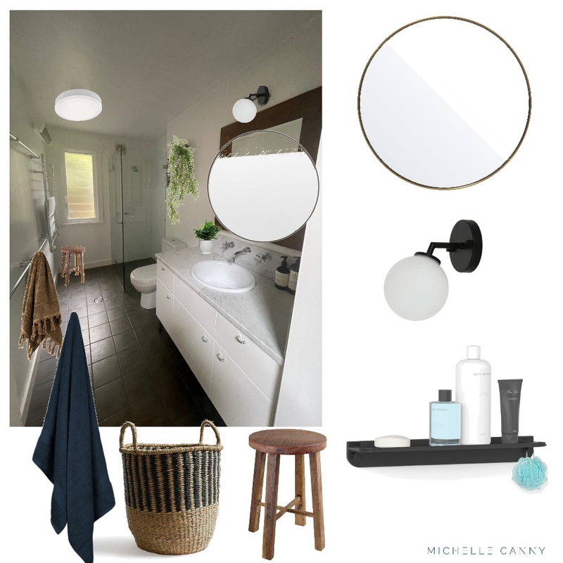 Draft Industrial Bathroom Mood Board by Michelle Canny Interiors on Style Sourcebook