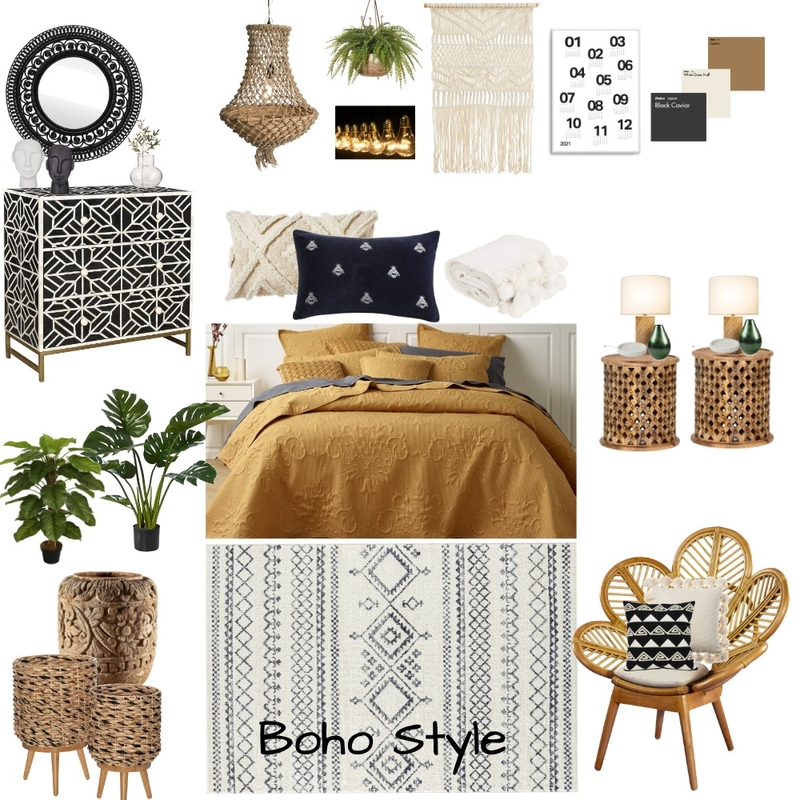 BOHO Mood Board Mood Board by Insha on Style Sourcebook