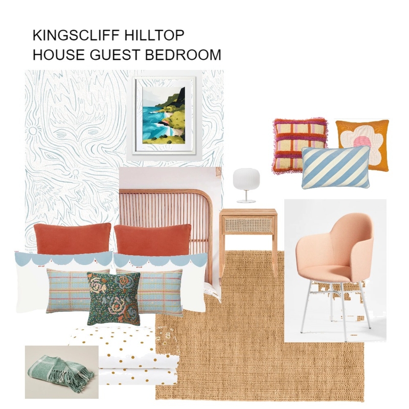 Kingscliff Hilltop House Guest Bedroom Mood Board Mood Board by hemko interiors on Style Sourcebook