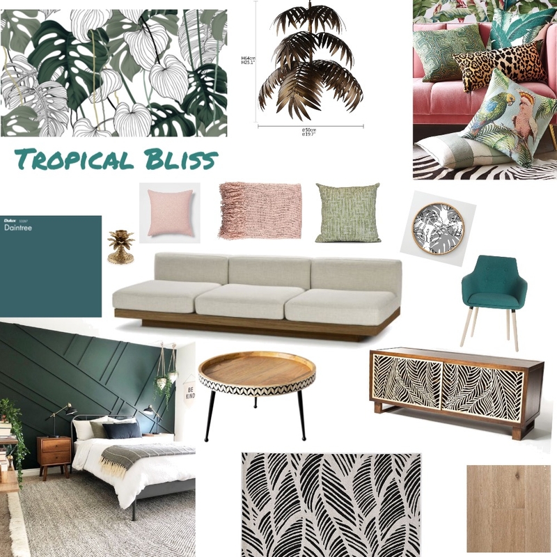 Tropical Bliss Mood Board by Ethan.McKinley on Style Sourcebook