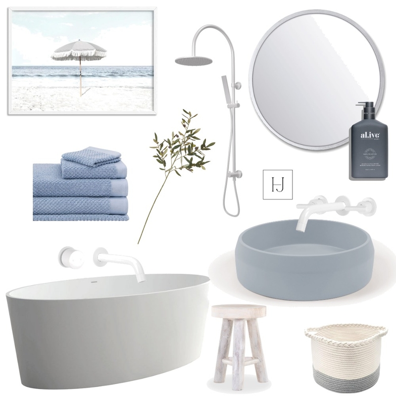 Coastal bathroom vibe Mood Board by Hidden Jewel Interiors on Style Sourcebook