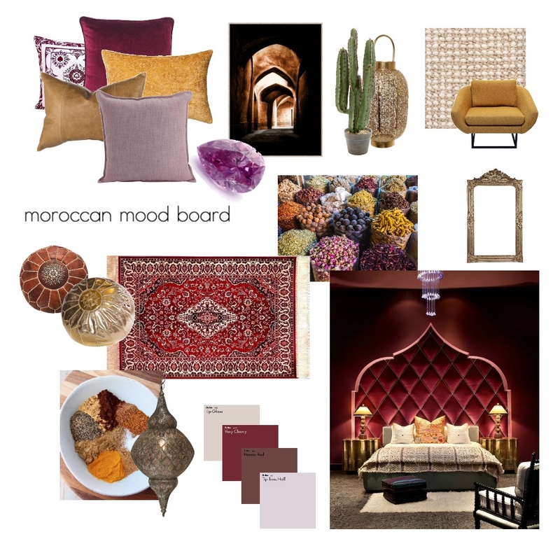 Moroccan Mood Board Mood Board by Jo23 on Style Sourcebook