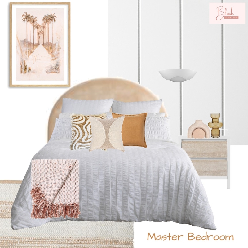 Blush Master Bedroom Mood Board by Blush Interior Styling on Style Sourcebook