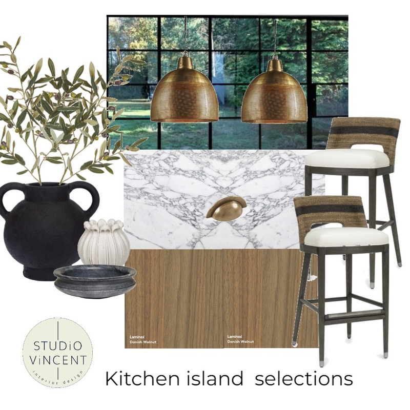 Kitchen Island Mood Board by Studio Vincent on Style Sourcebook