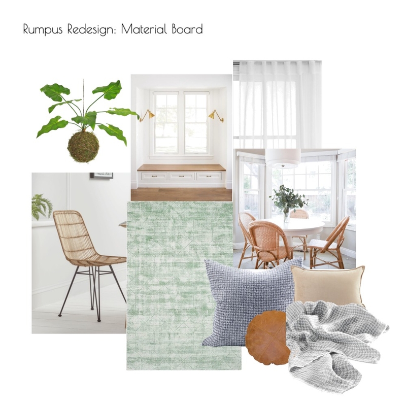 Rumpus Redesign Material Board Mood Board by Jess_Sabharwal on Style Sourcebook