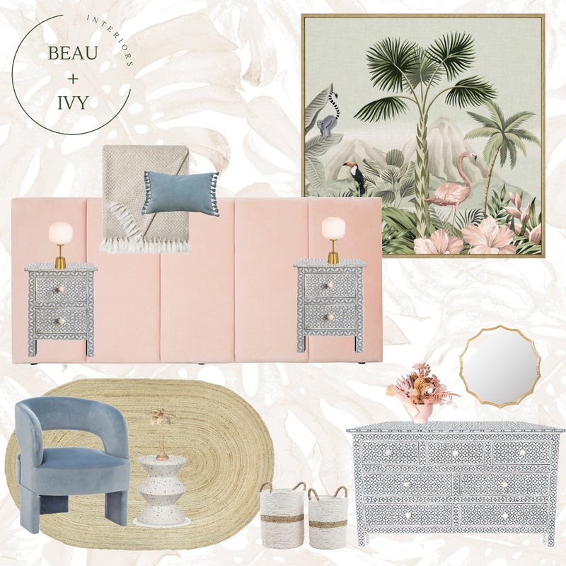 Palm Springs Bedroom Mood Board by Beau+Ivy Interiors on Style Sourcebook