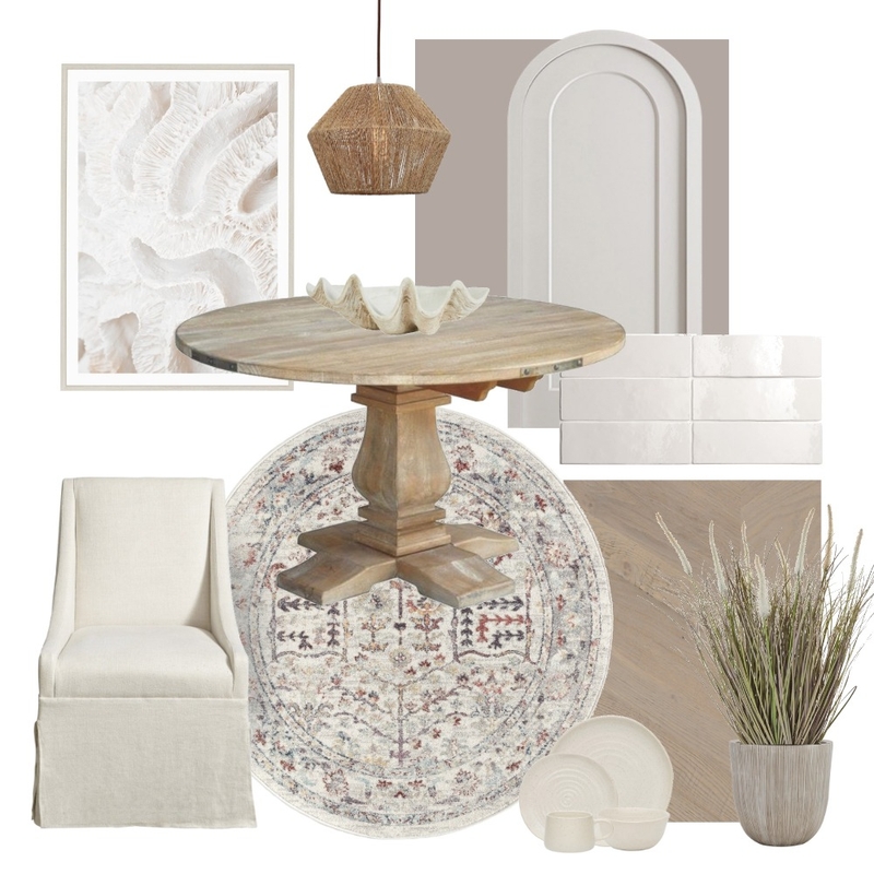 Calm Coastal Dining Mood Board by Miss Amara on Style Sourcebook