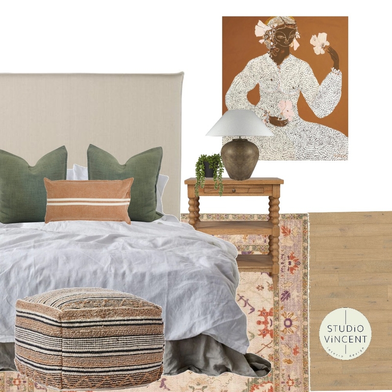 Cozy Bedroom Spring Mood Board by Studio Vincent on Style Sourcebook