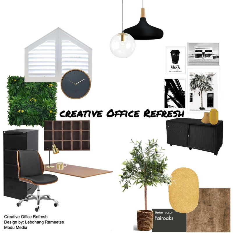 Creative Office Refresh Mood Board by undefined on Style Sourcebook