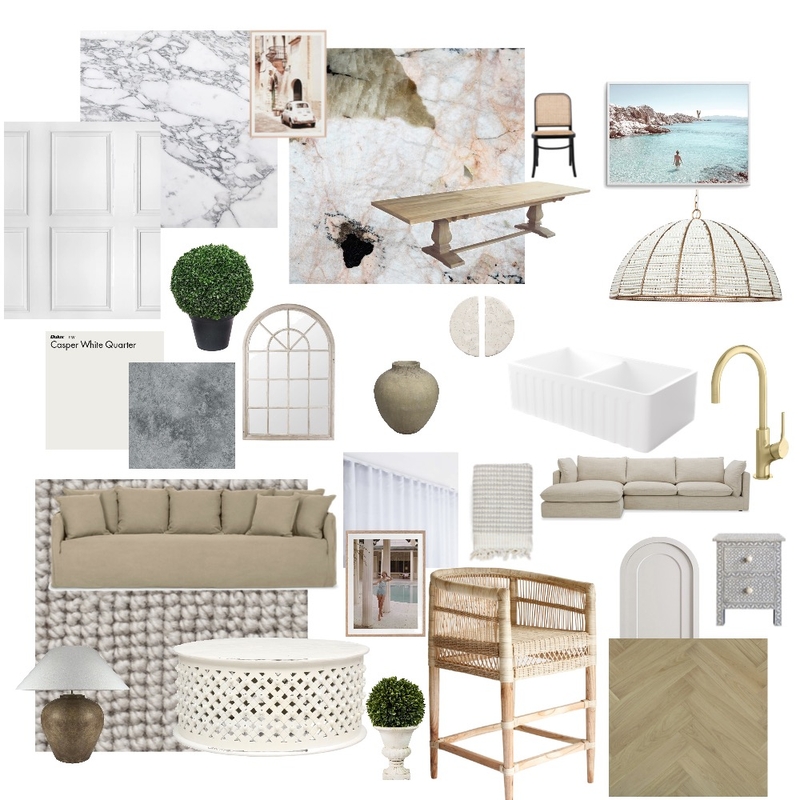 red brick house living and kitchen Mood Board by morgans on Style Sourcebook