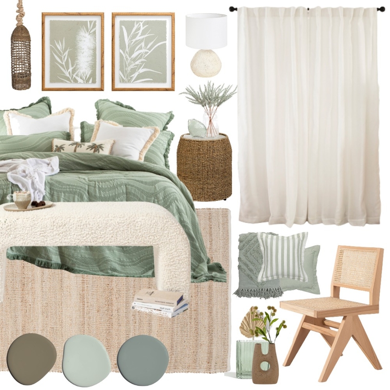 Pillowtalk spring bedroom Mood Board by Thediydecorator on Style Sourcebook