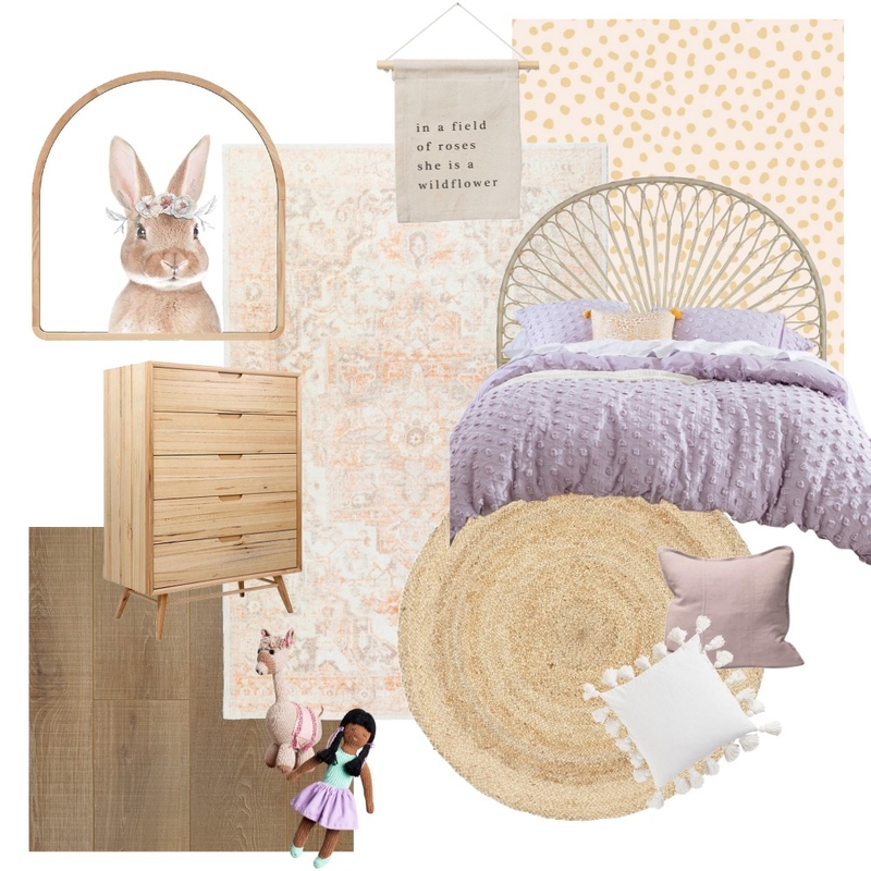 Whimsical Girl's Bedroom Mood Board by Miss Amara on Style Sourcebook