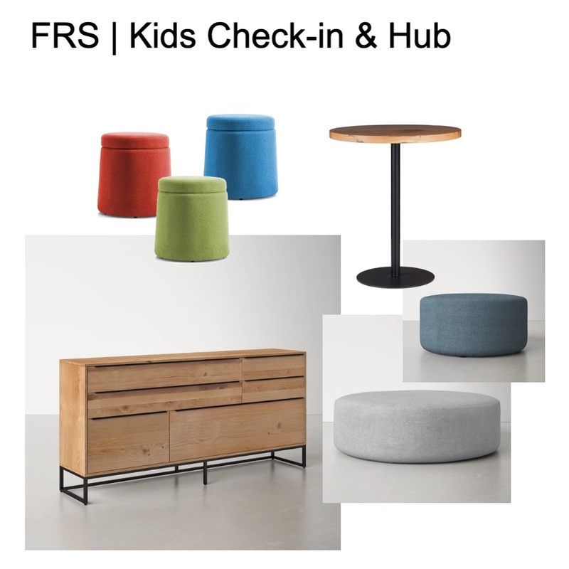 FRS | Kids Check-In & Hub Mood Board by Julie on Style Sourcebook