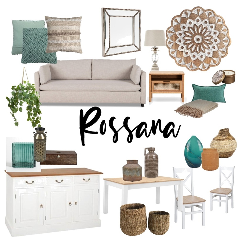 Rossana Living-comedor. Mood Board by ADELA on Style Sourcebook