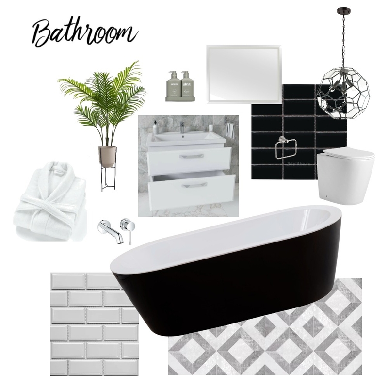 Bathroom Mood Board by Ekaterina Semina on Style Sourcebook