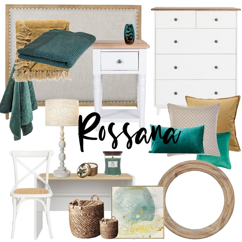 Dormitorio Rossana. Mood Board by ADELA on Style Sourcebook