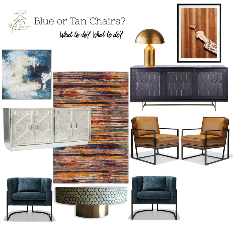 Blue or Tan Chairs? Mood Board by Plush Design Interiors on Style Sourcebook