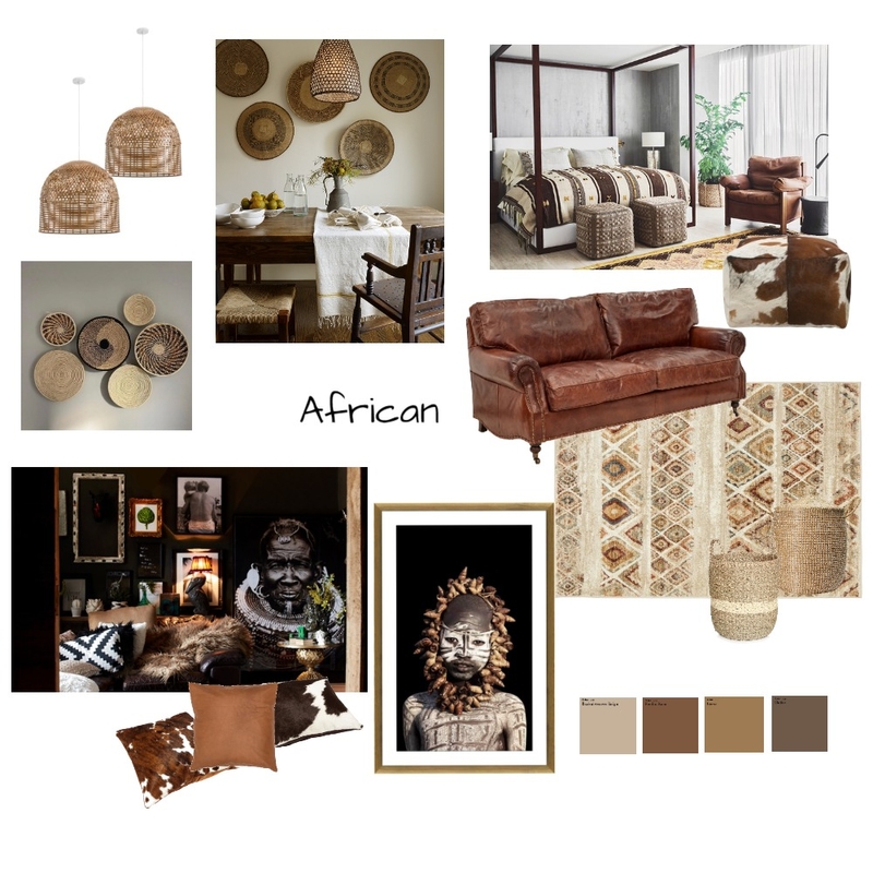 African style mood board Mood Board by Nikki Reid on Style Sourcebook