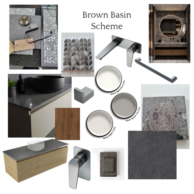 Brown Basin Scheme Mood Board by JJID Interiors on Style Sourcebook