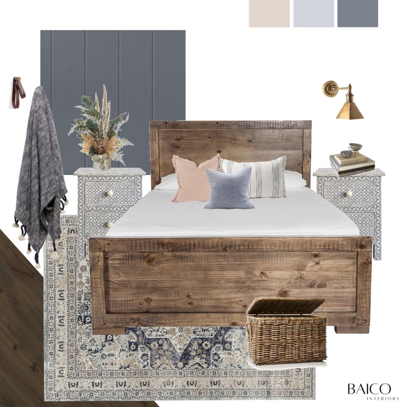 Country Master Bedroom Mood Board by Baico Interiors on Style Sourcebook