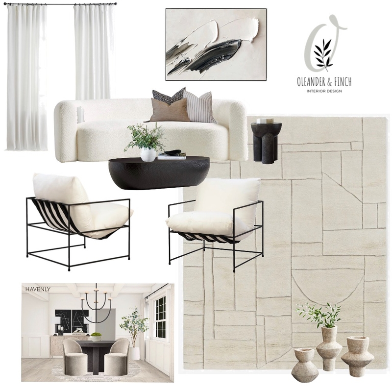 Jenn Mood Board by Oleander & Finch Interiors on Style Sourcebook