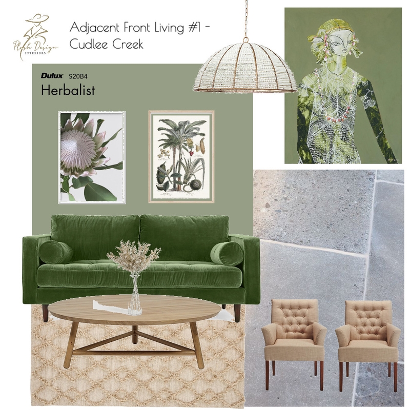 Adjacent Living #1 - Cudlee Creek Mood Board by Plush Design Interiors on Style Sourcebook