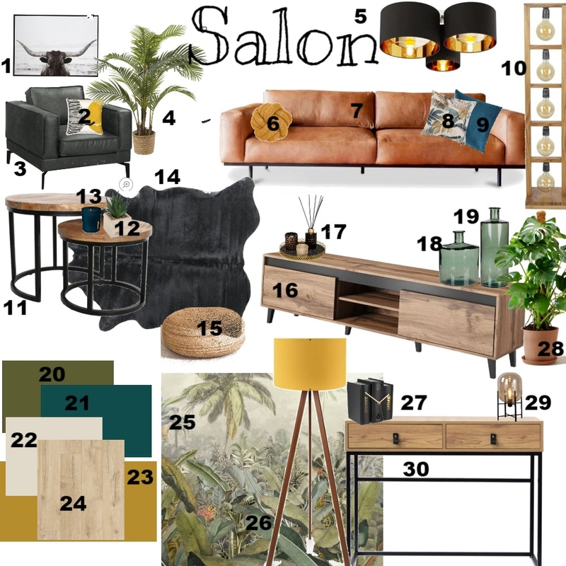 Moodboard Salon Mood Board by @DesignerTiff on Style Sourcebook