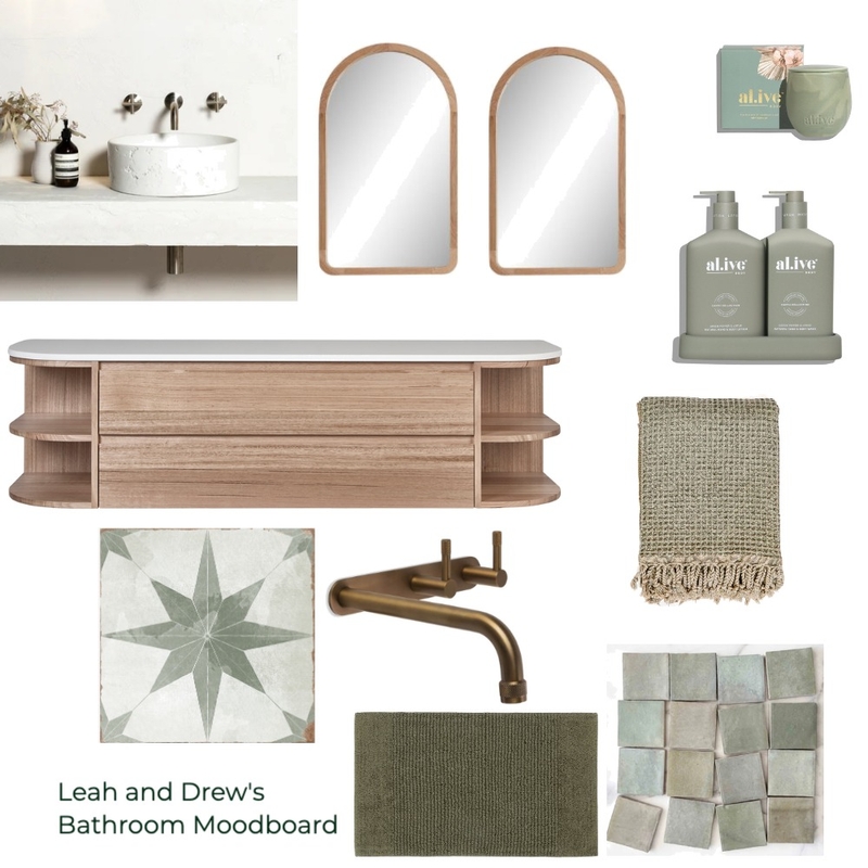 Leah  and Drews Bathroom Moodboard Mood Board by Banksia Lane Homes on Style Sourcebook