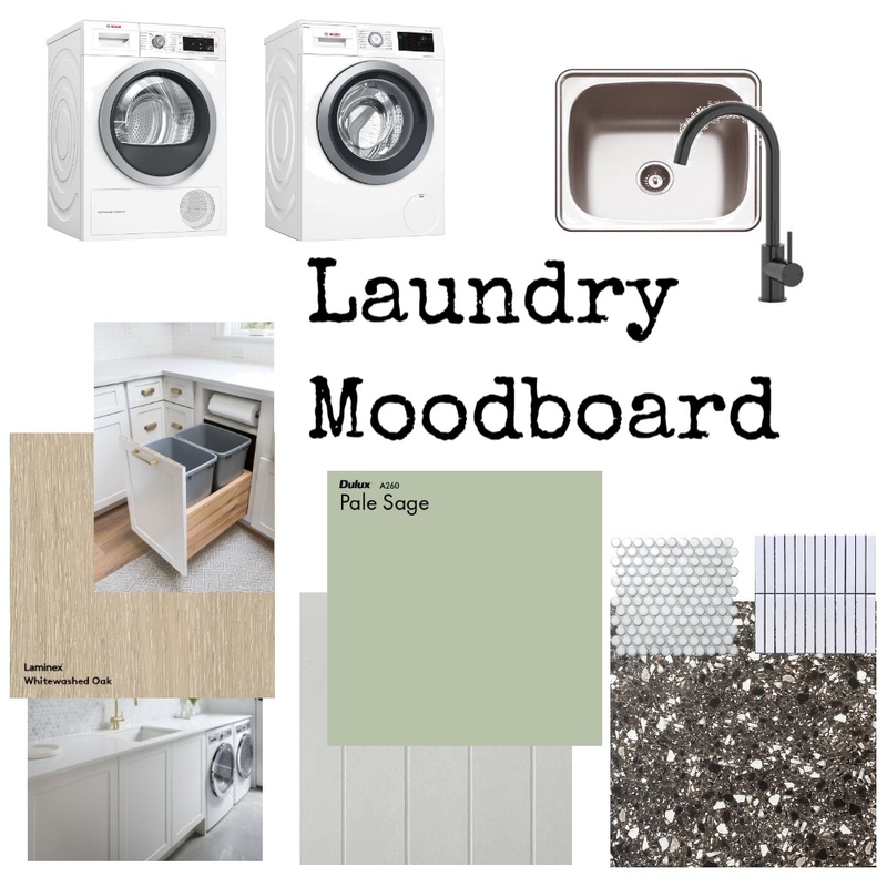 Laundry Update Ideas Mood Board by CazzPoll on Style Sourcebook