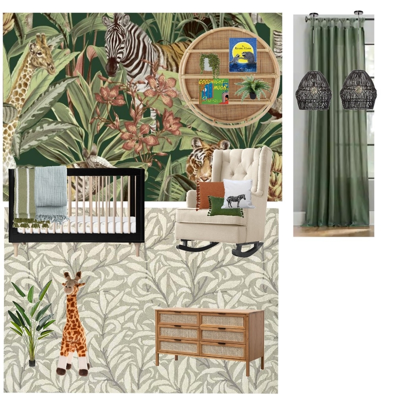 Jungle nursery Mood Board by murillo.dana on Style Sourcebook