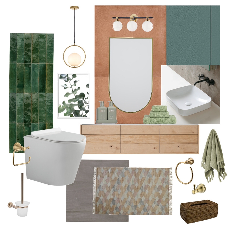 Powder Room Mood Board by Spencer N. Sze on Style Sourcebook