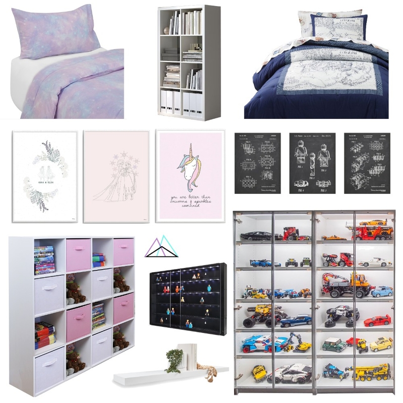 Cam and Nat kids rooms Mood Board by Invelope on Style Sourcebook