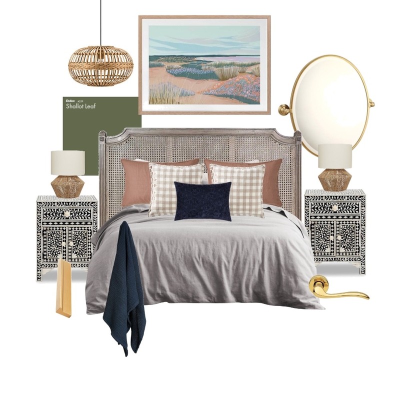 The Block - Tom and Sarah-Jane's Master Bedroom and Walk-In Robe Mood Board by The Blue Space on Style Sourcebook
