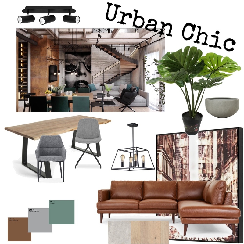 Urban Chic Mood Board by Kirsten B on Style Sourcebook