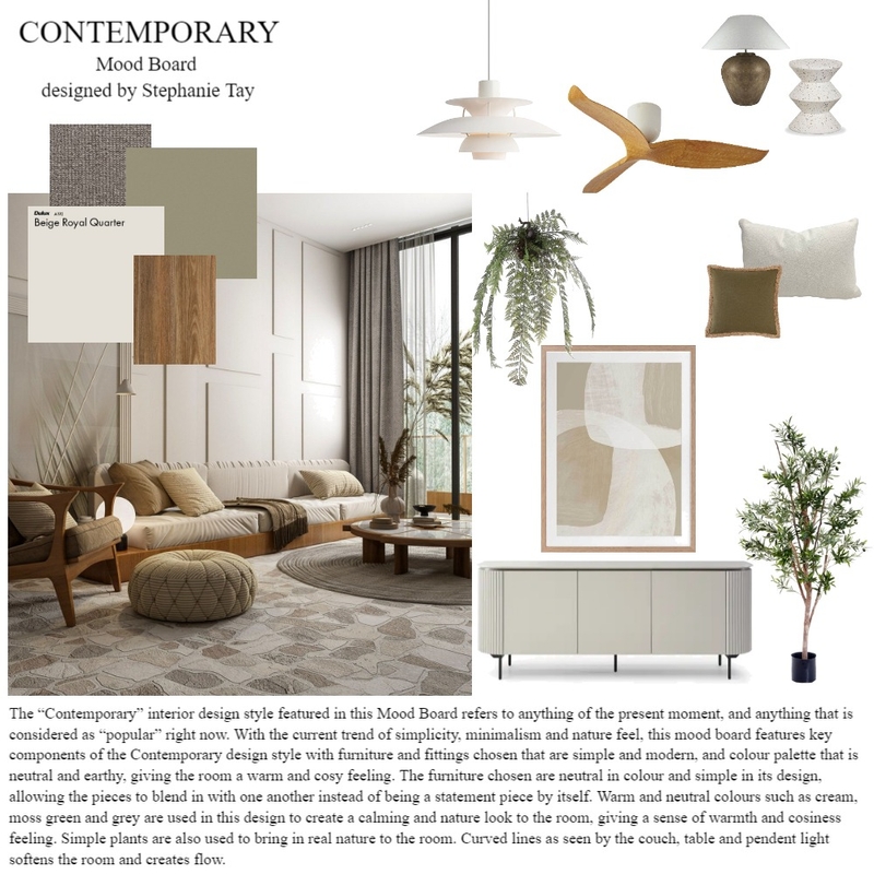 Contemporary Mood Board by stephanietayjm on Style Sourcebook