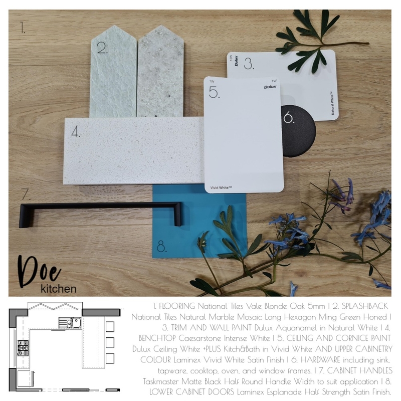 Doe Kitchen Mood Board by Ruffled Interiors on Style Sourcebook