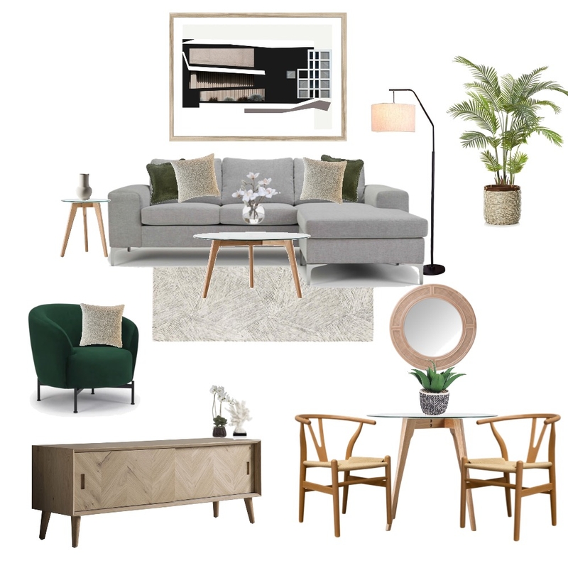 Asquith House - Living Concept 2 Mood Board by H | F Interiors on Style Sourcebook
