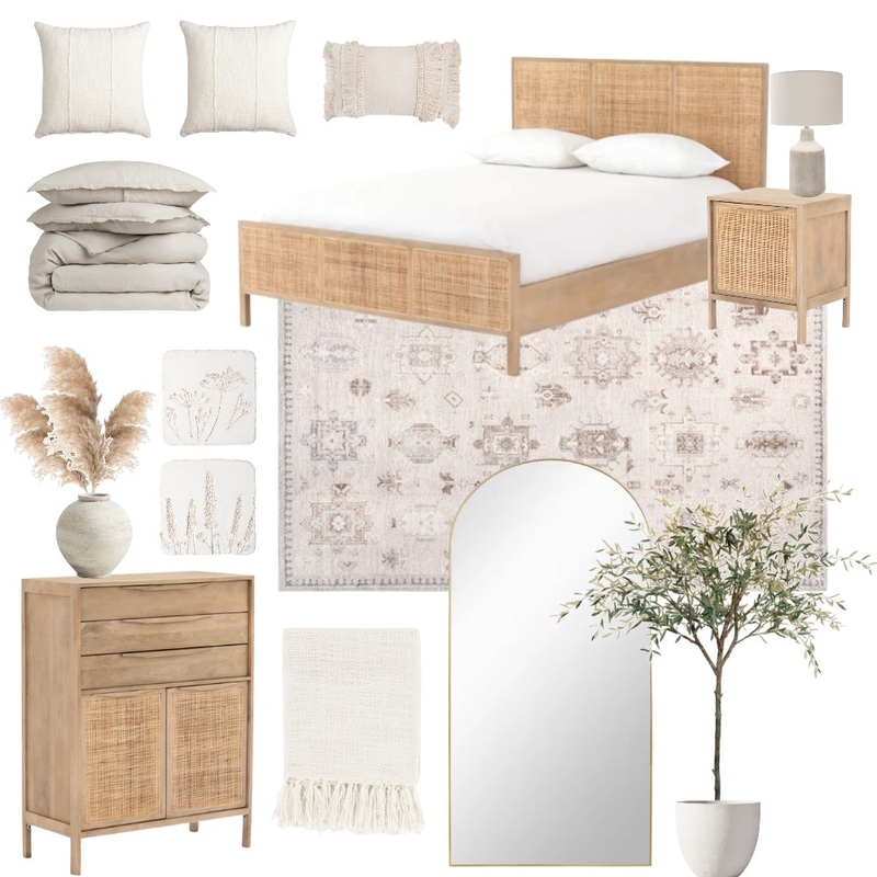 Staging: Bedroom Sample Board Mood Board by morganriley on Style Sourcebook