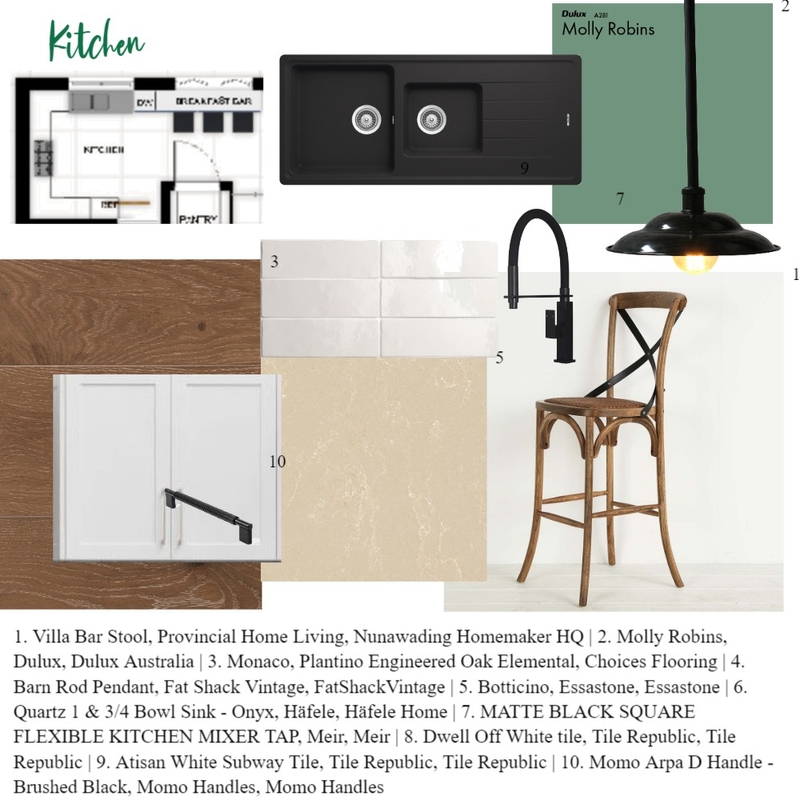 kitchen Mood Board by Kez1 on Style Sourcebook