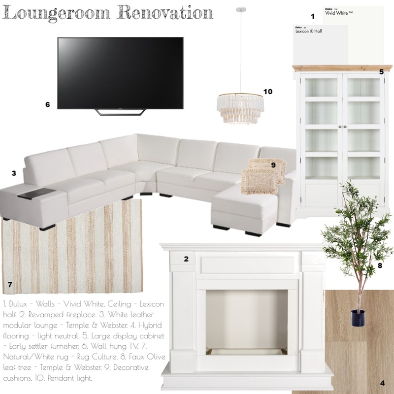 loungeroom reno Mood Board by Jackie.e on Style Sourcebook