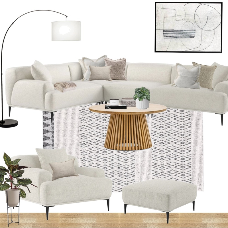 Thanh's Living Room Sample Board Mood Board by AJ Lawson Designs on Style Sourcebook