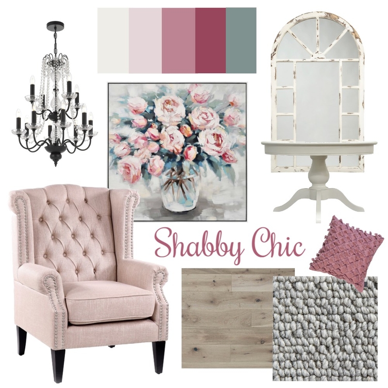 Shabby Chic - IDI Module 3 Mood Board by Rose Davidson on Style Sourcebook
