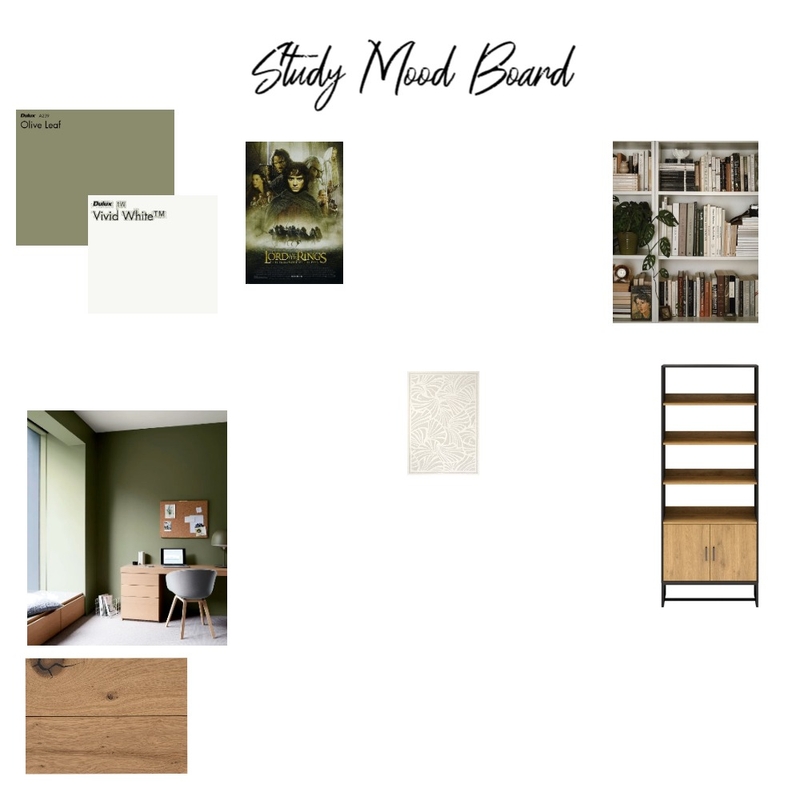Study Mood Board by mprior on Style Sourcebook