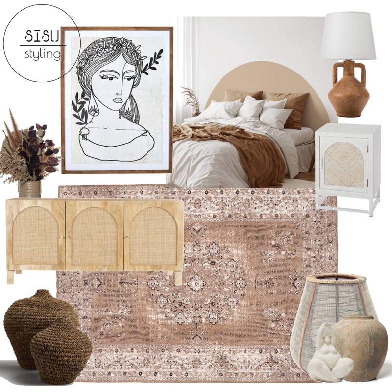 terracotta bedroom Mood Board by Sisu Styling on Style Sourcebook