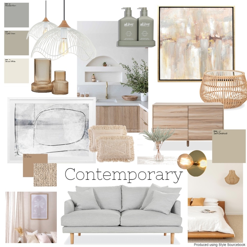 Contemporary Mood Board by LaurenGatt on Style Sourcebook